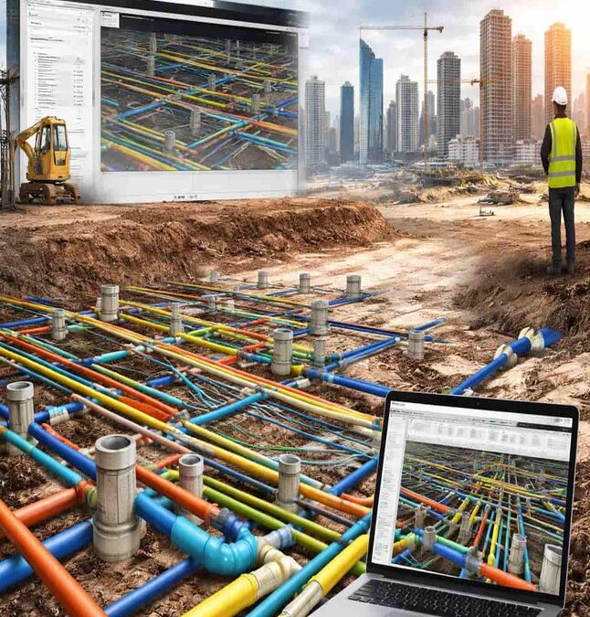 Modelamiento BIM de tuberías y redes subterráneas: claves para un diseño óptimo con Civil 3D y Revit