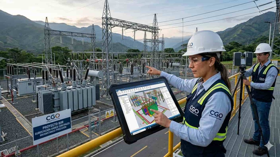 BIM para subestaciones eléctricas: diseño y coordinación eficiente | CGO