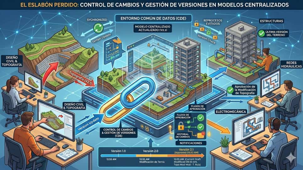 Control de cambios en BIM y gestión de versiones en modelos centralizados | CGO