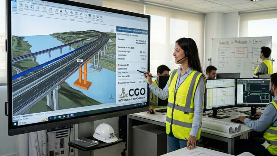 BIM 5D en proyectos de infraestructura: presupuestos y cantidades desde el modelo | CGO