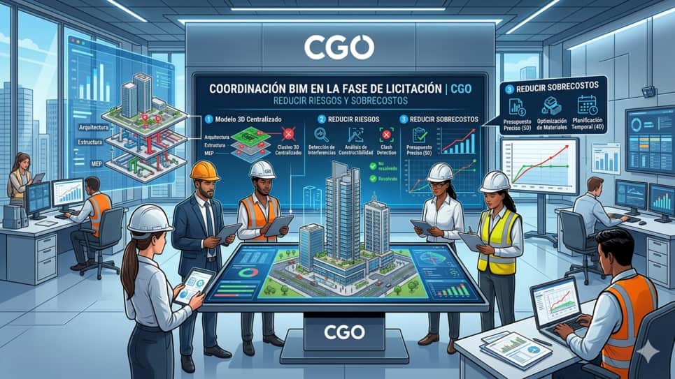 Coordinación BIM en la fase de licitación: reducir riesgos y sobrecostos | CGO