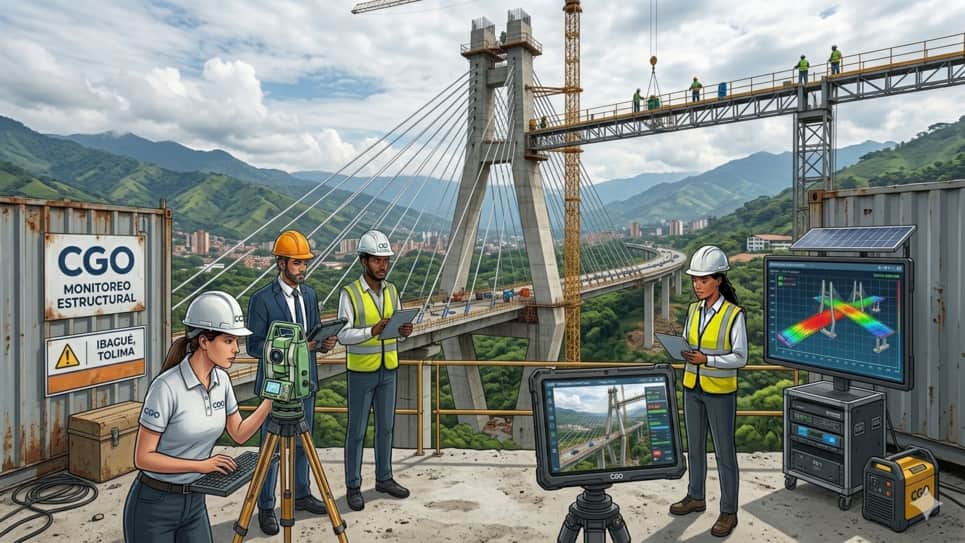 Monitoreo estructural con topografía de precisión: control de deflexiones y seguridad | CGO