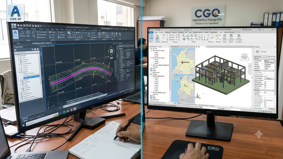 Coordenadas locales y MAGNA-SIRGAS en BIM: configuración correcta en Civil 3D y Revit | CGO