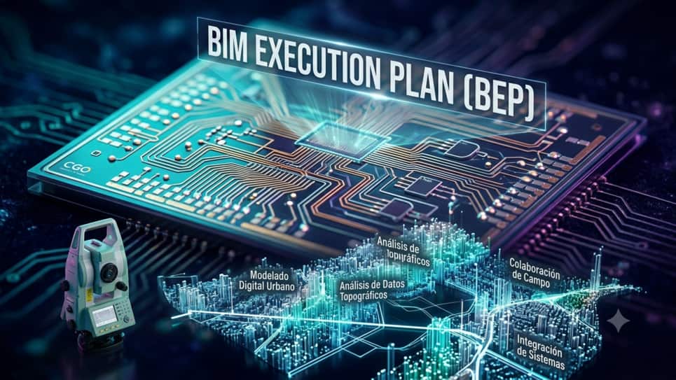 El BIM Execution Plan (BEP) desde la perspectiva del topógrafo: ¿qué datos geográficos debe exigir el proyecto?