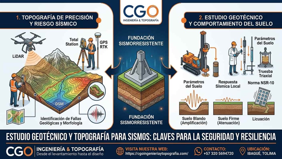 Estudio Geotécnico y Topografía para Sismos | CGO Ingeniería