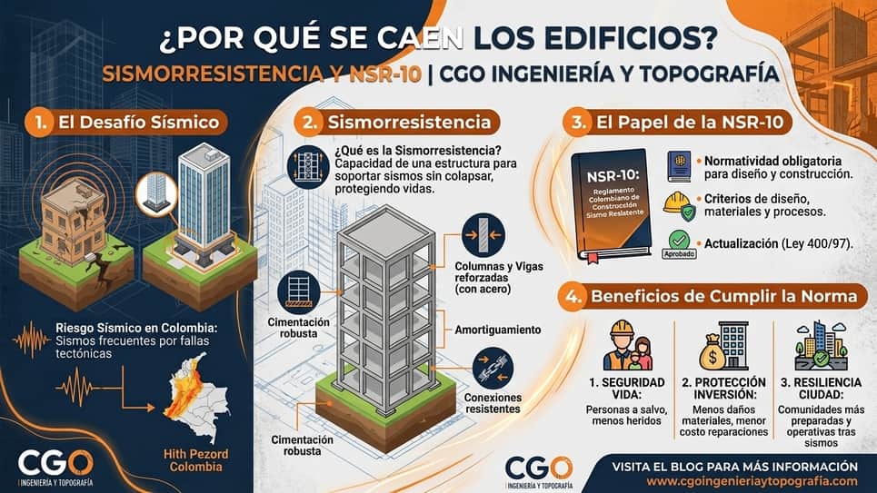 ¿Por qué se caen los edificios? Sismo resistencia y NSR-10 | CGO