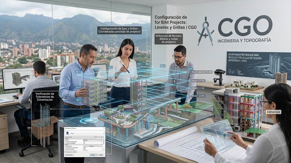 Configuración de Revit para Proyectos BIM: Niveles y Grillas | CGO
