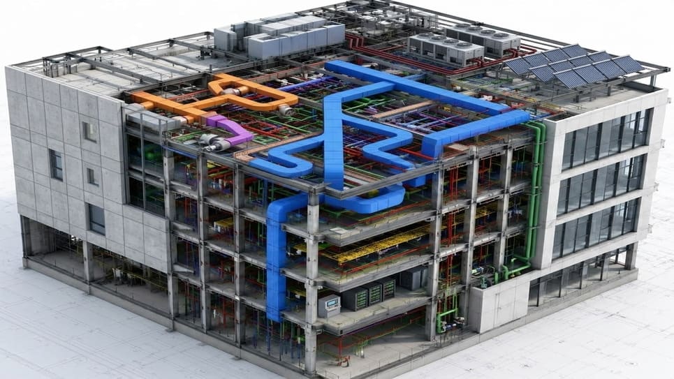 Modelado BIM de Gas y Sprinklers contra Incendios | CGO