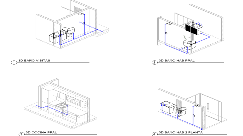 Modelamiento de Red de Suministro de Agua BIM | CGO